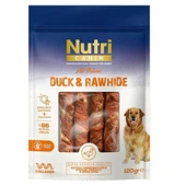 Nutri Canin Ördek Eti Sarılı Kemik Köpek Ödülü 120 Gr - 1