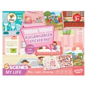 Lino Tekrar Kullanılabilen Sticker Pad Günlük Hayat (LS-602) thumbnail 1
