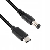 PowerMaster PM-23883 TYPE-C TO 5.5X2.5Mm 1 Metre Güç Kablosu - 1