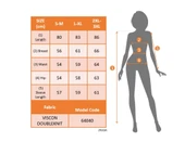 Kadın Uzun Kollu Bisiklet Yaka Kalp Desenli Viskon Iki Iplik Bluz thumbnail 4