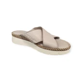 MAMMAMİA D24YT-2125 ORTOPEDİK DOLGU TABAN DERİ KADIN TERLİK thumbnail 2