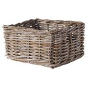 El Dokuması Sepet IKEA Hasır 25x29x15 cm Çok Amaçlı Hasır Kutu - 1