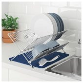 Bulaşıklık IKEA Bulaşık Sepeti Galvanizli 29x48 cm Katlanabilir - 2