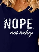 Kadın Uzun Kollu V Yakalı Viskon Iki Iplik Bluz thumbnail 2