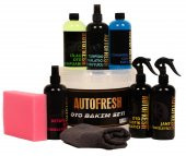 AutoFresh Seffaf Kovalı 9lu Efsane Araç Bakım Seti Fırsat Oto Bakım Temizlik Seti Bez Sünger Hediye thumbnail 2