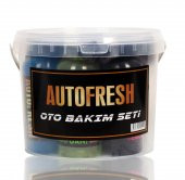 AutoFresh Seffaf Kovalı 9lu Efsane Araç Bakım Seti Fırsat Oto Bakım Temizlik Seti Bez Sünger Hediye thumbnail 3