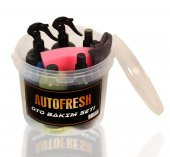 AutoFresh Seffaf Kovalı 9lu Efsane Araç Bakım Seti Fırsat Oto Bakım Temizlik Seti Bez Sünger Hediye thumbnail 4
