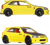 1:64 Hot Wheels Premium Car Culture 2'li Paket 99 HONDA CIVIC TYPE R (EK9)  & HONDA CIVIC TYPE R HBL96 - JBL00 - 4