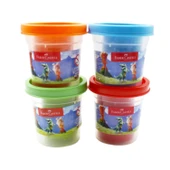 Faber-Castell Dino 4x56 gr Oyun Hamuru ve 3D Kalıp Oyun Hamuru Seti thumbnail 4