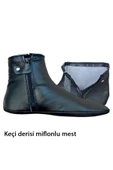 Mest. Keçi Derisi Kışlık Mest. İçi Miflonlu Fermuarlı Mest. 38 Numara - 2