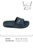 GEZER 14194 Erkek Kaydırmaz Deniz Plaj Havuz Banyo Günlük Terlik thumbnail 3