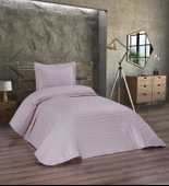 Yıldız Kapitoneli 2 Parça Tek Kişilik Yatak Örtüsü - 1