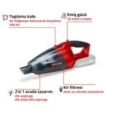 Einhell TE-VC 18 Li Akülü El Süpürgesi + 2 x 2.5 Ah Starter Kit - 6