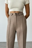 CHANEL PANTOLON YAN BİYELİ - Vizon - 2