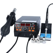 WellHise 902D+ Isı Ayarlı Sıcak Hava Üflemeli Havya İstasyonu - 1