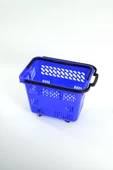 Tekerlekli Market Sepeti (Tekerlekli Alışveriş Sepeti) 54 L Mavi - 2