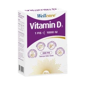 Wellcare Vitamin D3 1000 IU 30 ML - SKT:11/2028 - 1
