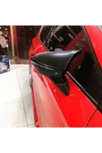 Seat Leon Mk3 Ve Mk3.5 Uyumlu Yarasa Batman Siyah Parlak Ayna Kapağı Yapıştırmalı thumbnail 1