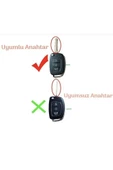 Hyundai Bayon I10 I20 Ix35 Elantra Tucson Anahtar Kılıfı 2. Ve 3.resime Bakınız Kırmızı/gold thumbnail 2