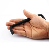 Uber Tırtıklı Mat Siyah Metal Kulp 160 mm 16 cm Mobilya Çekmece Mutfak Dolabı Dolap Kapak Kulpları thumbnail 6