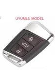 Passat B8 - Ateca Ve Süper B Karbon Anahtar Koruma Kılıfı Anahtarsız Çalıştırmaya Uygundur thumbnail 2