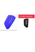 Yeni Volkswagen Caddy Silikon Anahtar Koruma Kılıfı Mavi Renk thumbnail 1