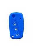 Punto Panda Doblo Ducato Uno Silikon Anahtar Koruma Kılıfı Mavi Renk thumbnail 1