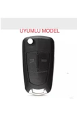 Opel Astra H Corsa D Uyumlu Anahtar Silikon Kılıfı 2 Tuşlu Model Siyah Renk thumbnail 2