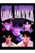 K-Pop Demon Hunters – Saja Boys Juni Baskılı Unisex %100 Pamuk Siyah T-shirt - 2