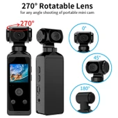 Ozmik K850H 4K Kameralı 3 Eksen Gimbal Sabitleyici Video Kaydedicili  1,3 inç LCD Ekran, 16MP - 8