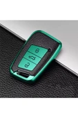 Passat B8-seat Ateca 2021 Model Ve Super B Uyumlu Lüx Kaliteli Anahtar Kabı Yeşil Renk thumbnail 1