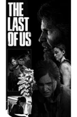 The Last of Us – Ellie & Joel Baskılı Unisex %100 Pamuk Siyah T-shirt thumbnail 2