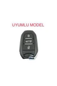Citröen C3 C4 C5 Aircross Karbon Anahtar Koruma Kılıfı Anahtarsız Çalıştırmaya Uygundur thumbnail 2