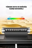 Alüminyum Kasa Çevirmeli Araç Içi Park Telefon Numaratör Parkmatik (SİYAH) Tüm Araçlara Uyumlu - 5