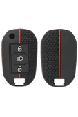 Citroen C4 C4l Kaktüs C3 C6 C8 Silikon Anahtar Kılıfı 2.Resime Bakınız Lütfen thumbnail 1