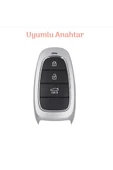 Hyundai 2021+ Yeni Tucson Santa Fe Uyumlu Deri Anahtar Kılıf Ve Örgü Anahtarlık 2.Resime Bakınız thumbnail 2
