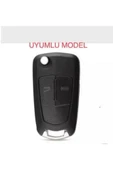 Astra H Corda D Anahtar Silikon Kılıfı 2 Tuşlu Model Kırmızı Renk thumbnail 3