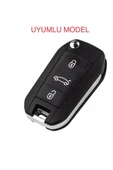Grandland X Silikon Anahtar Koruma Kılıfı Sustalı Siyah Renk thumbnail 2