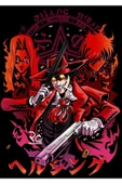 Helsing Anime Baskılı Unisex %100 Pamuk Siyah T-shirt - 2
