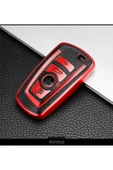F30 F32 F10 F20 Lüx Anahtar Koruma Kabı 1.sınıf Kaliteli Kırmızı Renk thumbnail 1