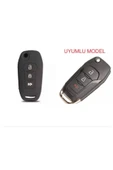 Mondeo Escort Ranger Fusion Silikon Anahtar Kılıfı Siyah Renk thumbnail 1