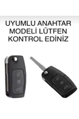 Fiesta Focus B-max Kuga Uyumlu Silikon Anahtar Koruma Kılıfı Kırmızı Renk thumbnail 2