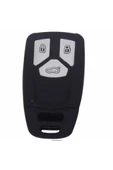 Audi Keyless A4 A5 A6 A7 Q3 Q5 Silikon Anahtar Koruma Kılıfı Siyah Renk thumbnail 1