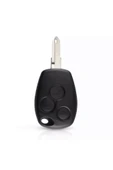 Renault Clio Kangoo Megane Modus Laguna Uyumlu Silikon Anahtar Koruma Kılıfı Kırmızı Renk 3 Tuşlu thumbnail 2