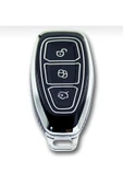 Ford Mondeo Focus Smart Siyah-gümüş Oto Anahtar Kumanda Koruma Kılıf thumbnail 3