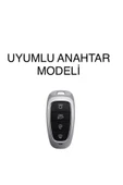 Hyundai 2021+ Yeni Tucson Santa Fe Uyumlu  Anahtar Koruma Kılıfı Lütfen Açıklamayı Okuyunuz thumbnail 2