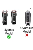 Porsche Panamera Cayenne 971 911 9YA Macan Boxste Anahtar Kılıfı Lütfen 2.Resime Bakınız thumbnail 2