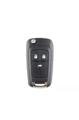 Chevrolet Cruze Aveo Uyumlu Silikon Anahtar Koruma Kılıfı Siyah Renk thumbnail 3