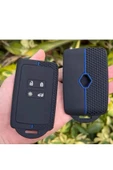 Renault Avustralya Uyumlu Anahtar Koruma Kılıfı Siyah/mavi 2.resime Bakınız thumbnail 1