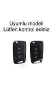 Seat Leon Mk3 Golf 7 Ve 7.5 T-roc Lüks Anahtar Koruma Kılıfı Açıklamayı Okuyunuz Lütfen thumbnail 2